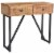 Anaheim Solid Wood Console Table in Brown Perspective: top