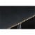 Noah 3-Tier Forged Cast Iron Media Console in Black with Acid Etched Top Perspective: top