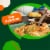 Bibigo Chicken & Vegetable Japchae Noodles Perspective: top