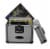 Odyssey KROM Series Record Utility Case for 70 12  Vinyl Records & LPs, Silver Perspective: top
