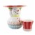 Tabletop Sweet Treat Snowman Server S/2 Peppermint Cake Stand Chip Dip 2929303 Perspective: top