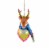 Holiday Ornament Rainbow Deer Glass Pride Lgbtqi Reindeer Antler 7981354 Perspective: top