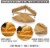 Prosumers Choice Bird Perch Tray Stand - Natural Bamboo for Avian Pets Perspective: top