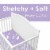Baby Crib Sheets 3-Pack | Soft & Stretchy Jersey Cotton Fitted Crib Sheet | Unicorn Rainbow Perspective: top