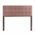 Glory Furniture Super Nova Fabric Upholstered Full Headboard in Brown Perspective: top