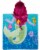 Dawhud Direct  Mermaid and Friends  Poncho Beach Towel for Kids Perspective: top