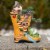 VP Home Enchanted Rainboot Fairy House Reading Frog Solar Light, Multi-Color Perspective: top