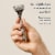 Harry's Chrome Edition 5-Blade Men's Razor with Replacement Razor Blade Refill Cartridges Perspective: top