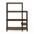 4-Tier Toolless Kitchen Wide Storage Shelf Cart, Columbia Walnut/Black Perspective: top