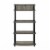 Turn-N-Tube Toolless Storage Shelf With Top Cabinet, French Oak Grey/Black Perspective: top