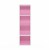 Furinno Pasir 4-Tier Open Shelf Bookcase, Pink/White Perspective: top