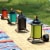 Tabletop Patio Torches Metal Multi-Color Outdoor Garden Lawn Table Decor - 8-Pack Perspective: top