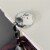 Wrapables Scenic Purse Hook Hanger, Foldable Handbag Table Hanger, Water Lily Perspective: top