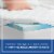 SealyChill™ 4" Gel-Infused Memory Foam Queen Mattress Topper Perspective: top