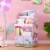 Fantasy Fields Kids Magic Garden Wooden Bookcase Book Shelf Organizer Rack Pink Perspective: top