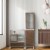Elegant Home Fashions Wooden Bathroom Floor Storage Cabinet Space Saver Organizer, Walnut Perspective: top