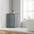 Elegant Home Fashions Wooden Bathroom Corner Floor Storage Cabinet Space Saver, Gray Perspective: top