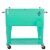 Home Aesthetics Retro 80Qt Quart Rolling Cooler Cart Ice Chest Patio Outdoor Portable Seaf Perspective: top