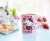 Hello Kitty 802076 Hello Kitty Strawberries Glitter Ceramic Mug - 14 oz Perspective: top