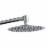 PULSE ShowerSpas Atlantis Chrome Shower System Perspective: top