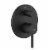 PULSE ShowerSpas Two Way TruTemp Pressure Balance Valve with Matte Black Trim Kit Perspective: top
