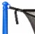 10 FT Round Trampoline Set with Safety Enclosure System - Blue Perspective: top