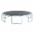 Upper Bounce UBMAT-14-88-7 Trampoline Replacement Mat for 14 Foot Round Frames Perspective: top