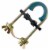 Trampoline Enclosure Pole Connecter, Fits Poles  up-to 1.5" Diameter or 1.75" Leg - 16 Perspective: top