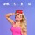 Alani Nu Cherry Slush Energy Drink Can Perspective: top