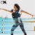 Baby K'tan Pre-Wrapped Ready To Wear Baby Carrier: Active Heather Black Yoga XL Perspective: top