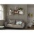 Hampton Zig-Zag Wall D�cor Shelves in Off White and Maple Cream Perspective: top