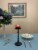 Vibhsa Large Pillar Candle Holder - Matte Black Perspective: top