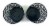 Vibhsa Votive Candle Holders 2 Pack - Black Perspective: top