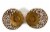 Vibhsa Votive Candle Holders 2 Pack - Gold Perspective: top