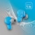 Skullcandy Dime 2 True Wireless in-ear Earbuds - Blue Perspective: top
