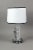 Retro 1960's Style Square Head Robot Sci-Fi Design Table Lamp With Shade Retro Décor Perspective: top