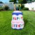 Sunnydaze Birthday Cake LED Inflatable Yard Decoration - 4 ft Perspective: top