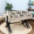 Sunnydaze Delano 54.5 in Foosball Table with Distressed Wood Look Perspective: top