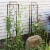 Sunnydaze Steel Chic Diamonds Garden Trellis - Set of 2 - 48 in Perspective: top