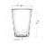 14 oz. Crystal Clear Plastic Disposable Party Cups (500 Tumblers) Perspective: top