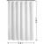 Hotel Collection Premium Waffle Weave Fabric Shower Curtain by Kate Aurora - White Perspective: top