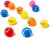 Midlee Mini Dog Tennis Balls Assorted Colors with Squeaker- 25 Pack Perspective: top