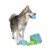 Midlee Hide a Ball Dog Toy - Blue/Green (Large) Perspective: top