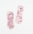 Oak and Reed Tie Dye Yoga Socks, Mauve M/L Perspective: top