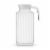 JoyJolt Beverage Serveware Glass Pitcher with Handle & 2 Lids - 60 oz Perspective: top
