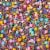 Fancy Sprinkles Birthday Baking Confetti Perspective: top