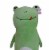 Velvet Bolster Plush Pillow | Swiss Jasmine Plushies | Froggie Stuffed Animal | 43 Inches Perspective: top
