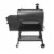 LifePro SCSP1500LP 1500 Square Inch Barrel Precision Wood Pellet Smoker Grill Perspective: top