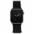 Apple Watch Woven Elastic Band - Black Perspective: top