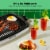 Chefman Smokeless Indoor Electric Grill Adjustable Temperature Control Perspective: top